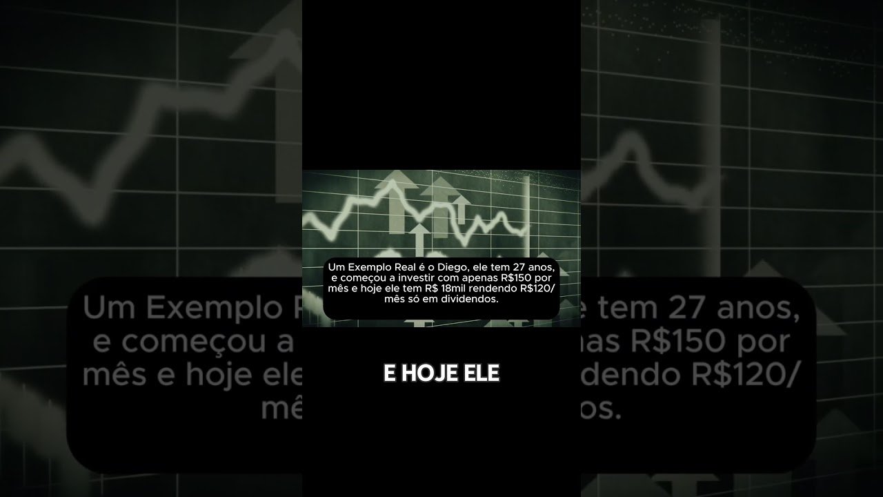 Diego  de R$150 a R$18 000 em investimentos!