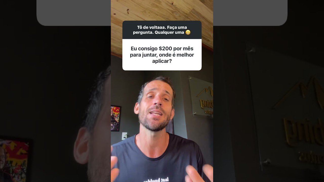 Onde investir R$200 por mês. #Shorts