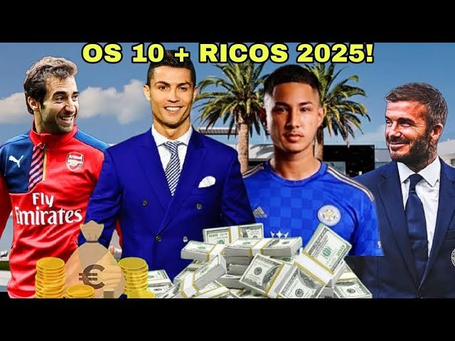 TOP 10🔥JOGADORES MILIONÁRIOS NO FUTEBOL em 2025