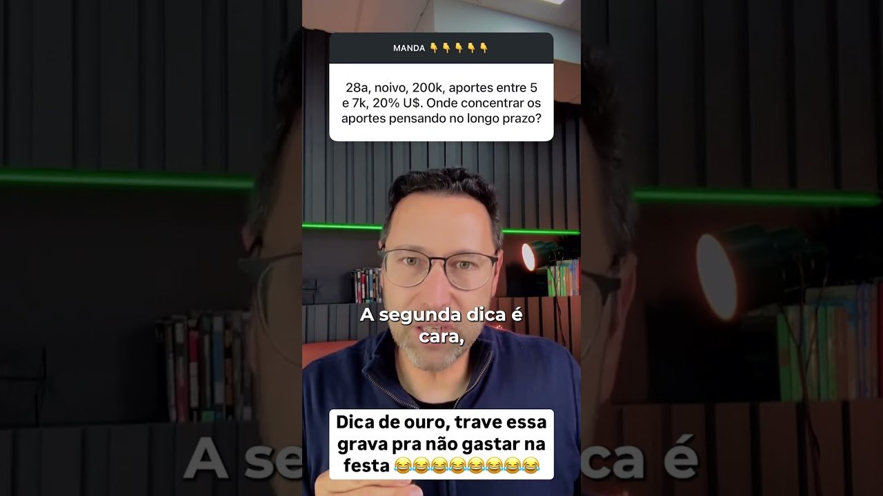 28 ANOS, R$ 200 MIL INVESTIDOS E R$ 5 MIL DE APORTES | ONDE INVESTIR PARA O LONGO PRAZO?