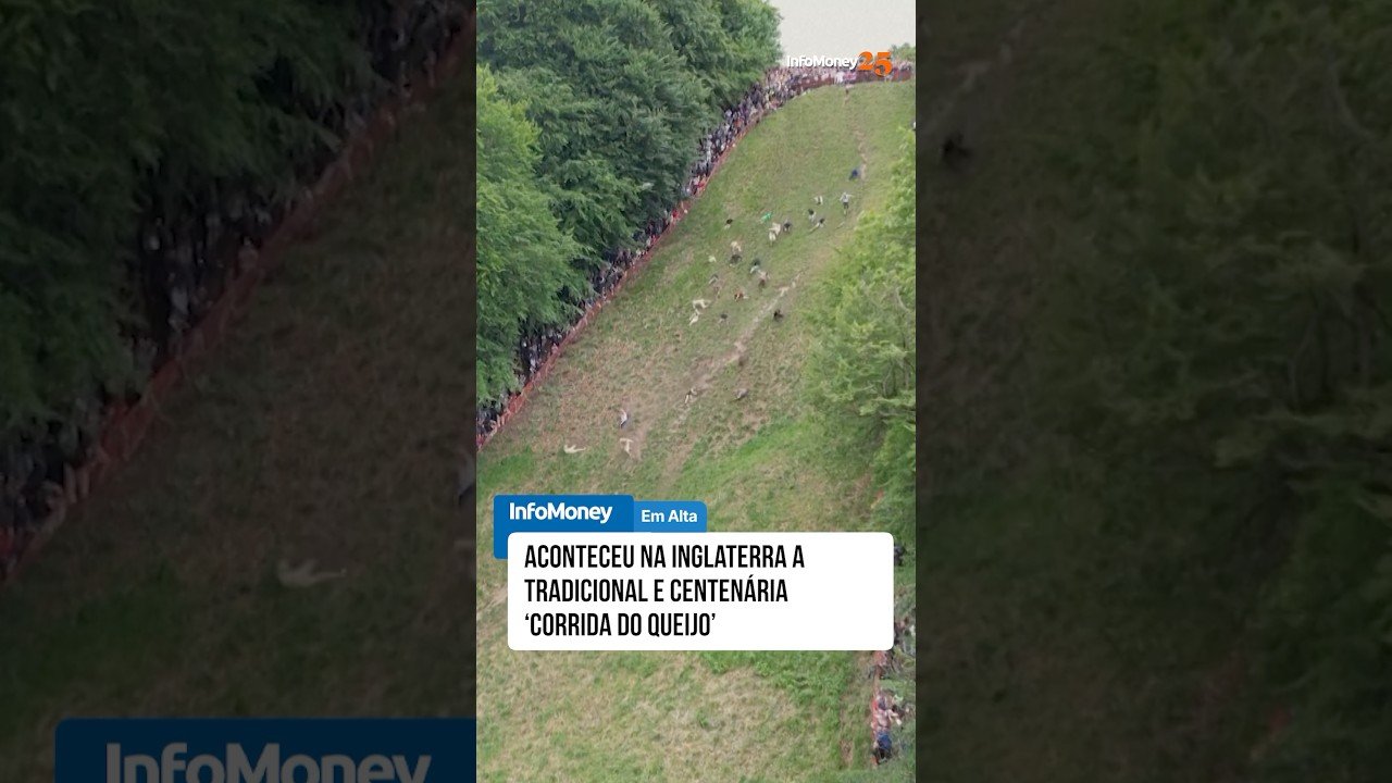 Aconteceu na Inglaterra a tradicional e centenária “Corrida do Queijo”