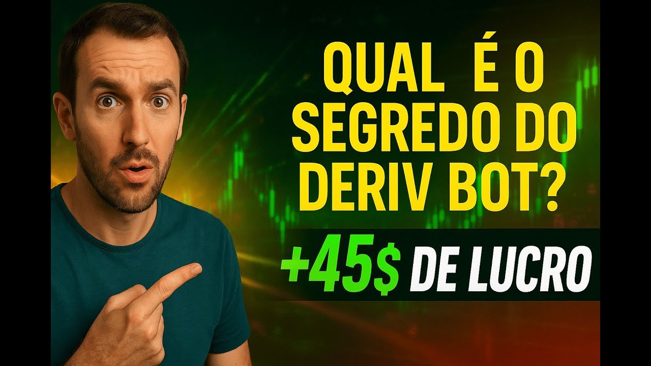 Desafio Dia 3: Deriv Bot Lucrou $45 em 19 Minutos! Será Que Funciona Mesmo?
