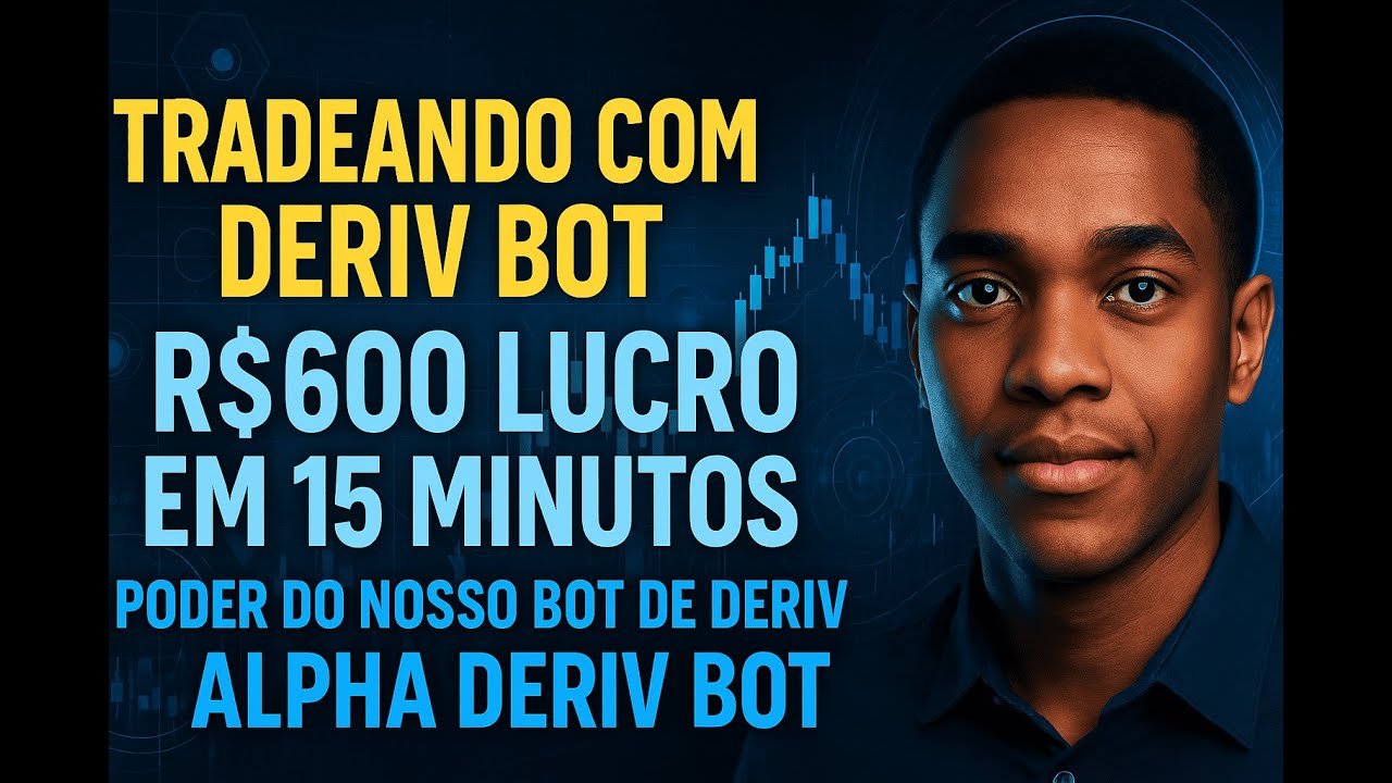 Dia 6 Concluído – $120 de Lucro em 15 Minutos com Alpha Deriv Bot na Conta Real