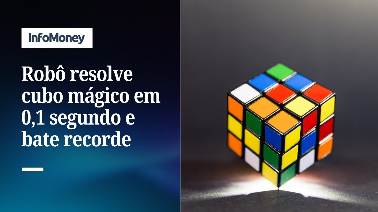 Estudantes criam robô que resolve cubo mágico em 0,1 segundo