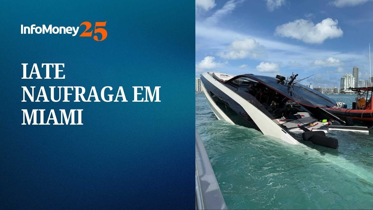 Iate naufraga em Miami e 32 pessoas são resgatadas