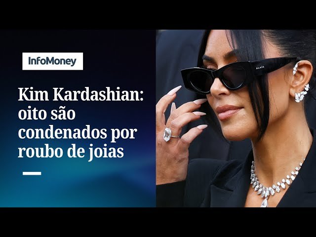 Justiça francesa condena oito por roubo de joias de Kim Kardashian em Paris | InfoMoney News
