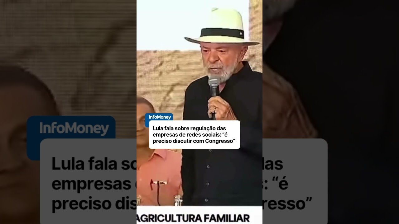 Lula sobre regulação das empresas de redes: “É preciso discutir com Congresso” | InfoMoney News