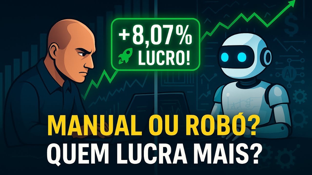 Manual vs Robô | Como Alavanquei +8,07% no Day Trade com a Ideal Trade Deriv! 🤖👨‍💻