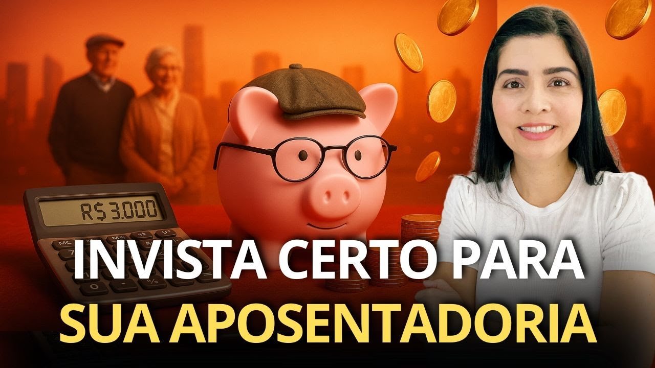 ONDE INVESTIR PARA SE APOSENTAR GANHANDO R$3.000 POR MÊS!