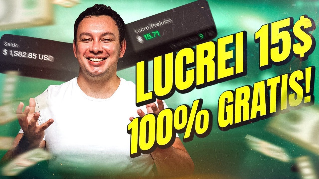 Robô Trader Gratuito Me Fez $15 Rápido!