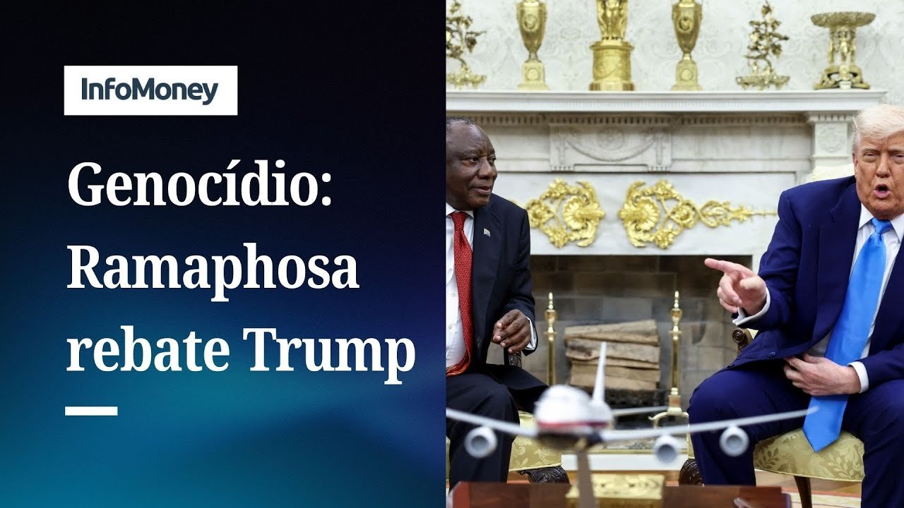 Trump fala em “genocídio branco” e gera tensão com líder sul-africano na Casa Branca