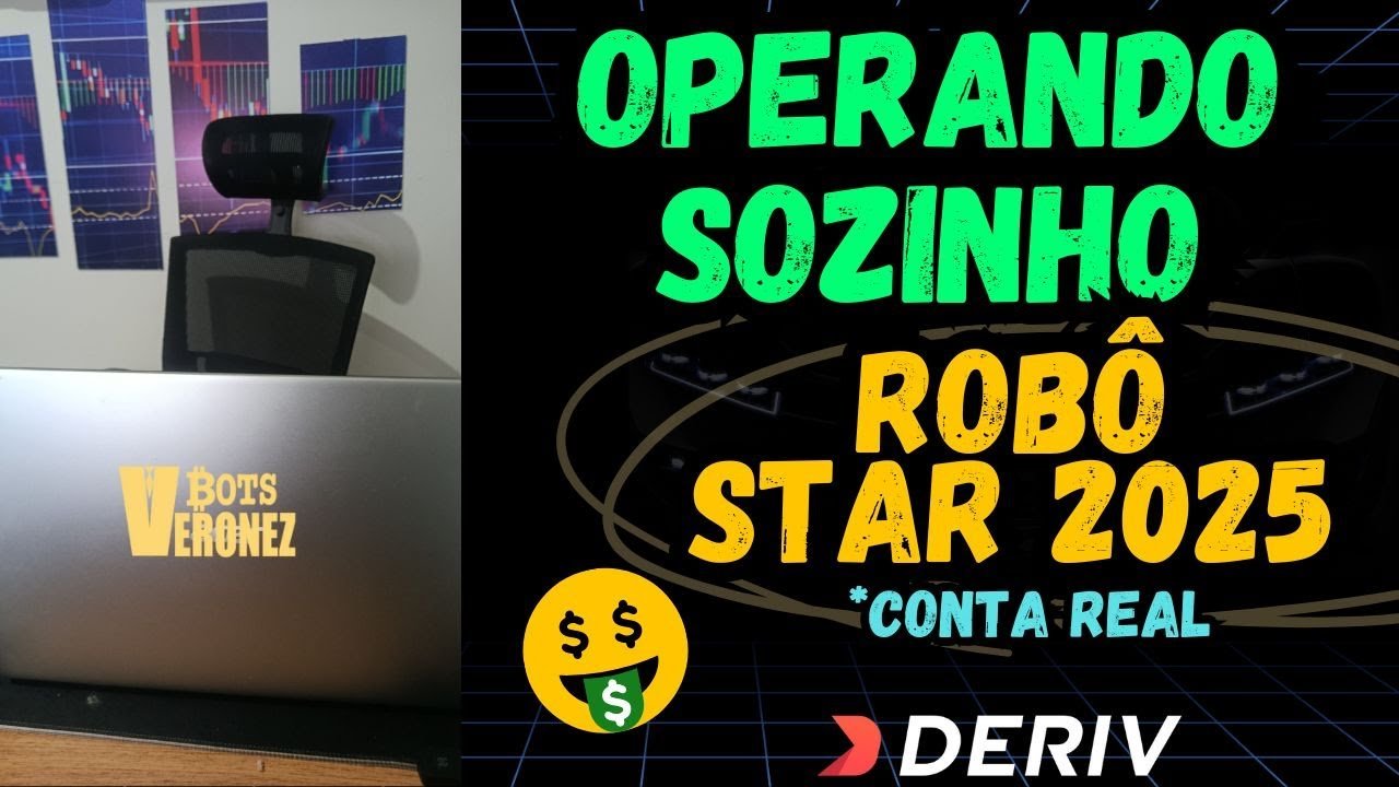 UM FANTASMA LUCRANDO COM O ROBÔ STAR 2025 – Não Precisa Ficar em Frente a Tela- Conta real Deriv