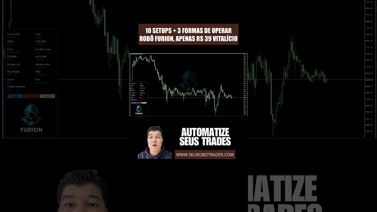 📈 Robô Trader Furion – 10 estratégias e 3 operacionais – R$ 39 vitalício
