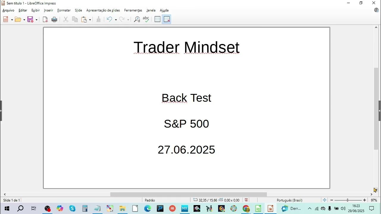 27.06.2025 | DAYTRADE | BACK TEST SP 500