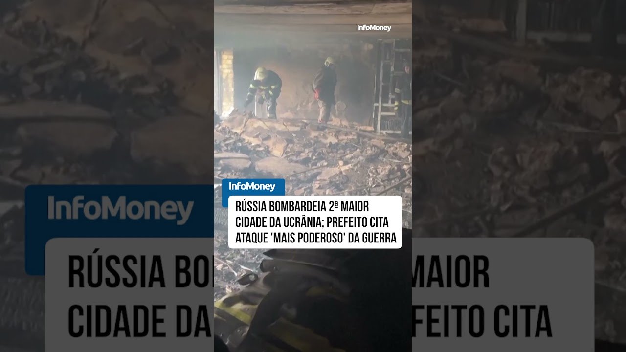 Ataque russo atinge segunda maior cidade da Ucrânia