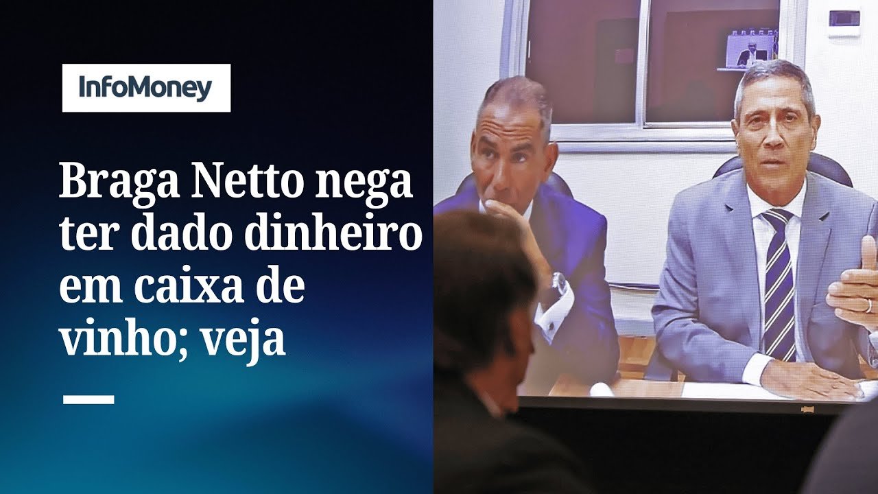 Braga Netto nega ter dado dinheiro em caixa de vinho para financiar acampamentos | InfoMoney News