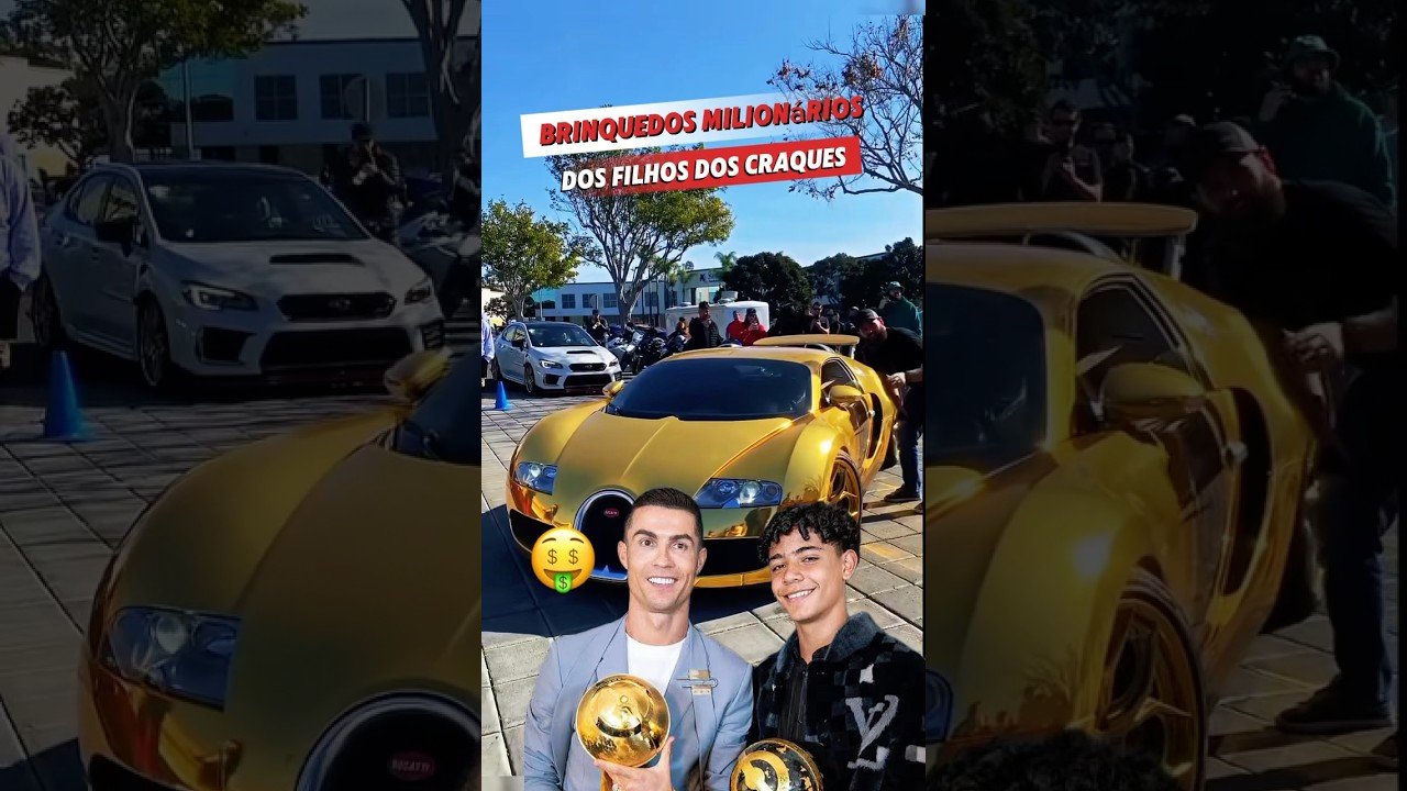 Brinquedos Milionários dos Filhos dos Craques 😱 #futebol #futebolbrasileiro #neymar