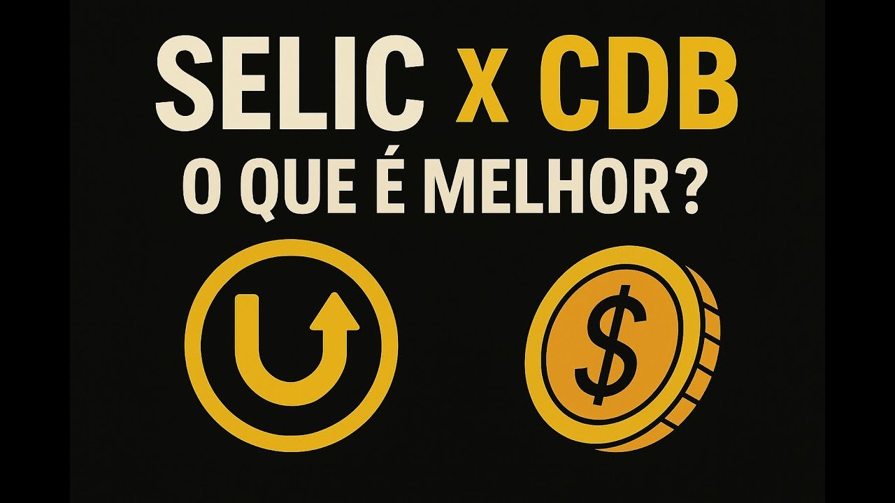 CDB X TESOURO SELIC – Onde INVESTIR para montar sua reserva de emergência (com liquidez diária)?