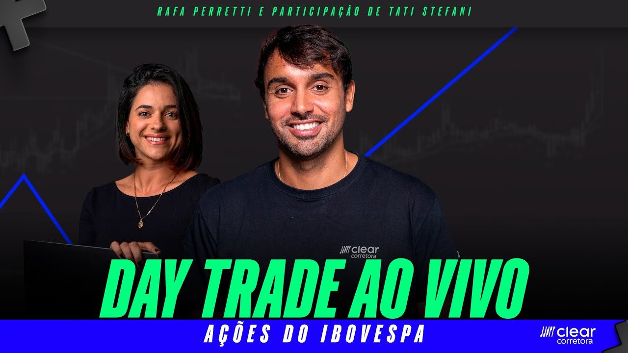 DAY TRADE ao vivo – Ações do Ibovespa com Rafa Perretti e Tati Stefani – 24/06/2025