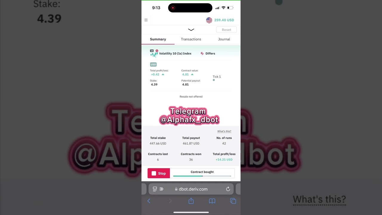 Desafio com Deriv Bot: 130 Operações ao Vivo e Lucro de $55 em Apenas 15 Minutos!