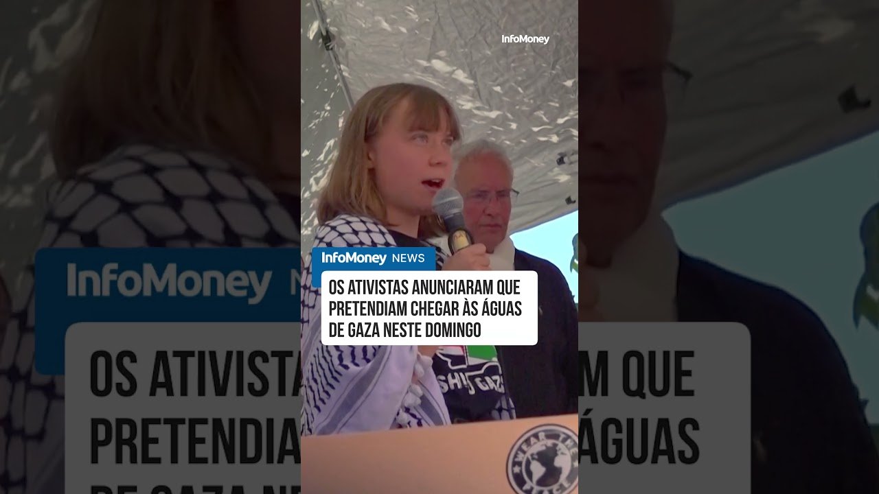 Israel diz que impedirá que barcocom Greta Thunberg chegue a Gaza