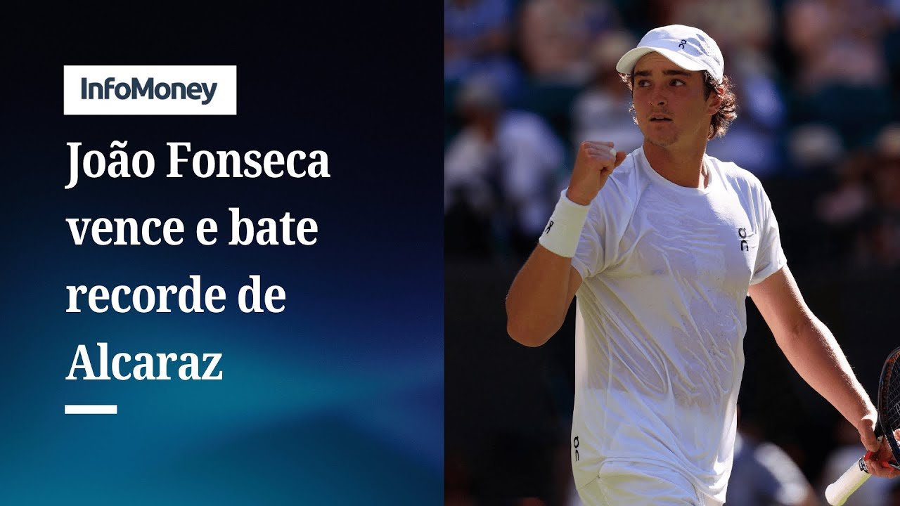 João Fonseca conquista primeira vitória em estreia em Wimbledon e bate recorde | InfoMoney News