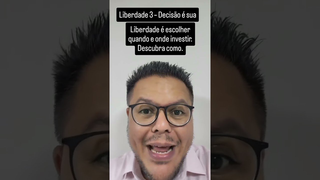 Liberdade é escolher quando e onde investir! 🧭 A decisão é sua.