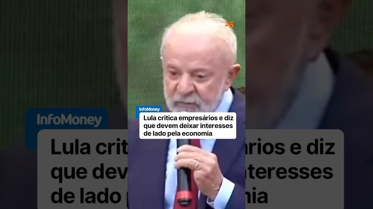 Lula critica empresários e diz que devem deixar interesses de lado pela economia