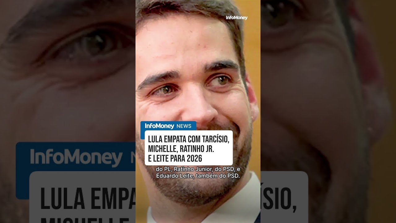 Lula empata com Tarcísio, Michelle, Ratinho Jr. e Leite para 2026 | InfoMoney News