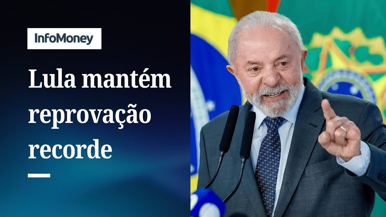 Lula segue com rejeição recorde de 40%, aponta Datafolha | InfoMoney News