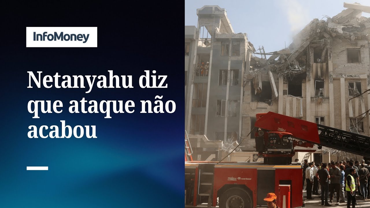 Netanyahu avisa que operação contra o Irã ainda não acabou | InfoMoney News