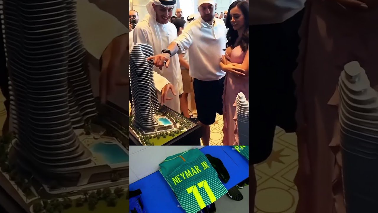 NEYMAR compra apartamento milionário em Dubai 🏙️💰   Luxo absurdo! #shorts #Neymar #Futebol ‐