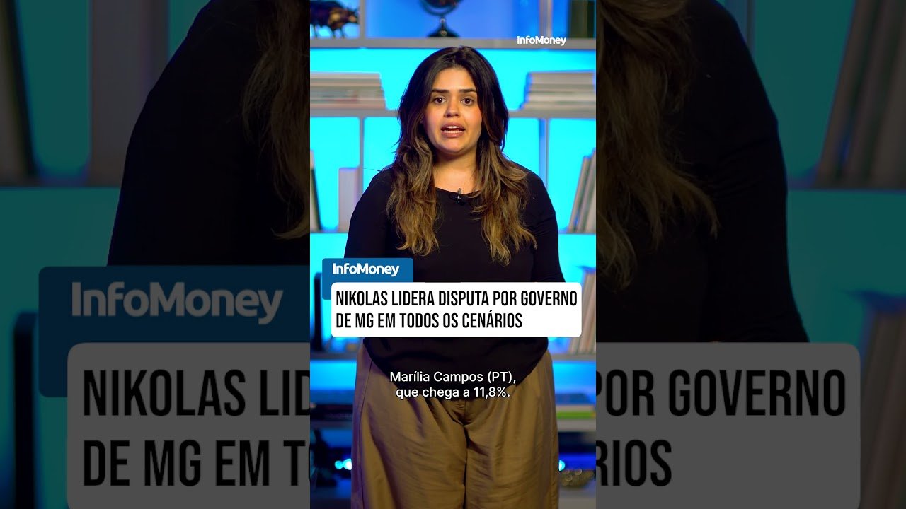 Nikolas Ferreira (PL) lidera disputa por governo de MG em todos os cenários | InfoMoney News