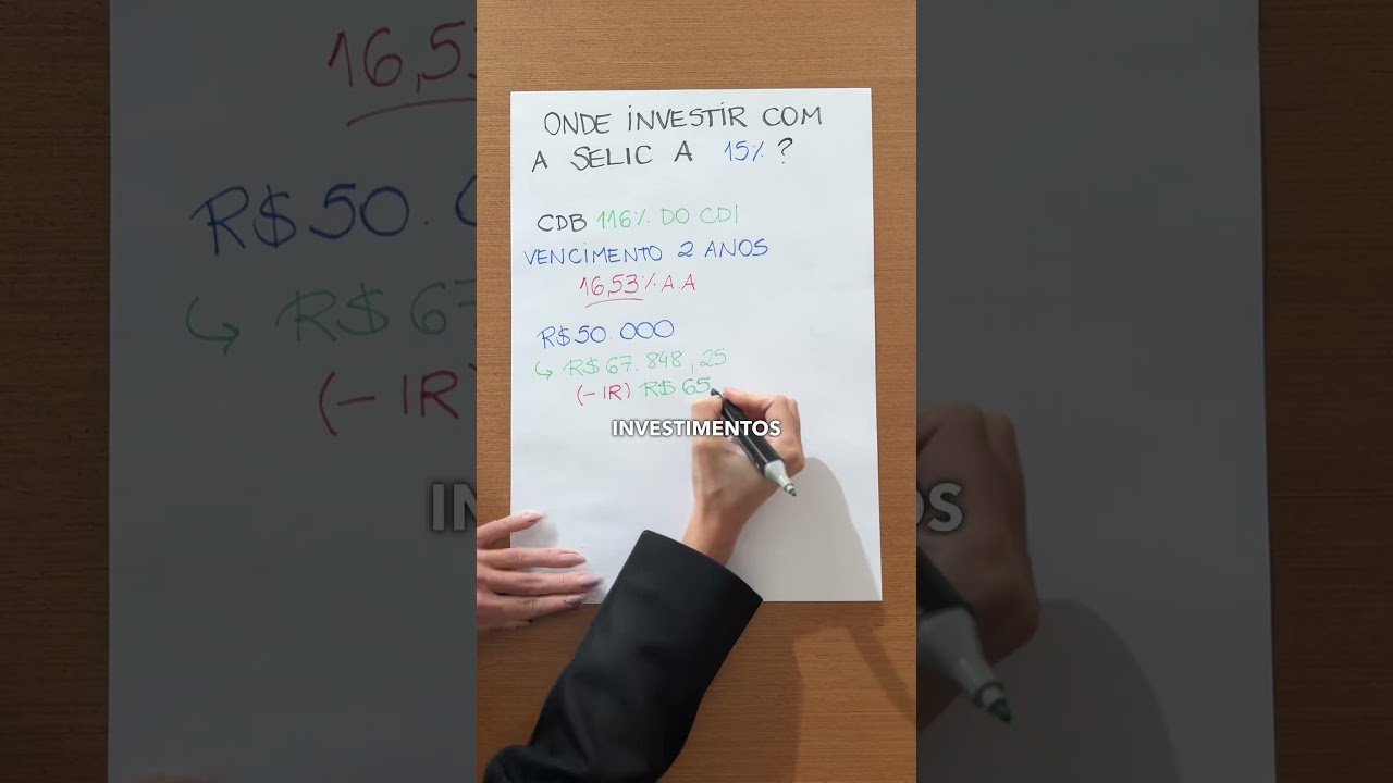Selic a 15%! Onde investir? #investimentos #taxaselic