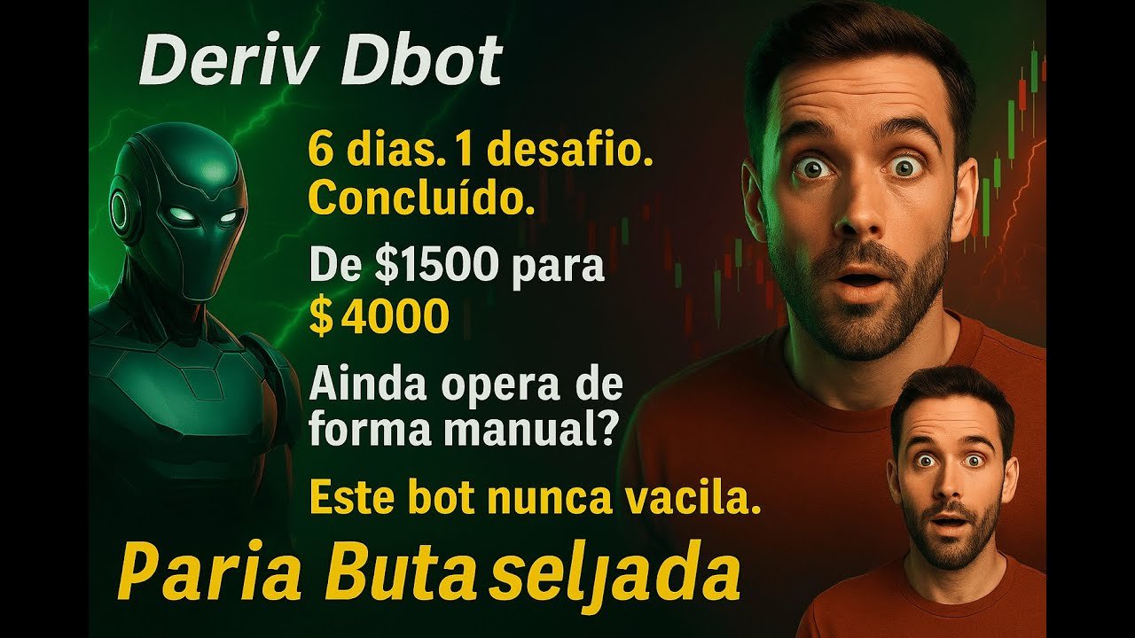 Transformamos $1500 em $4000 com Deriv Bot – Último Dia do Desafio!