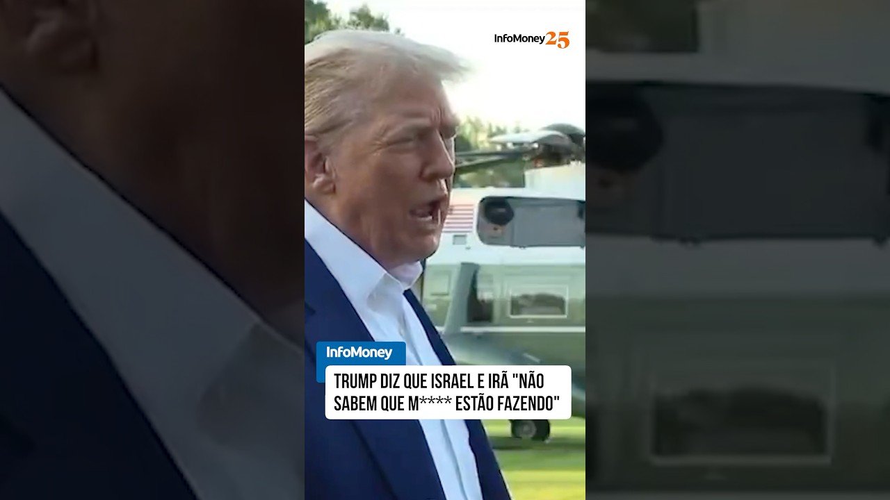 Trump diz que Israel e Irã “não sabem que m**** estão fazendo”
