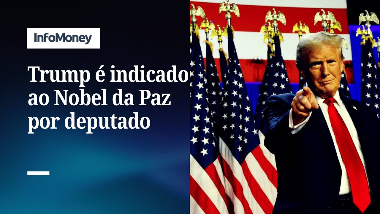 Trump é indicado ao Nobel da Paz por deputado por mediação do conflito Irã-Israel | InfoMoney News