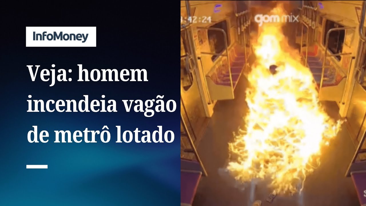 VEJA: Homem põe fogo em vagão lotado em metrô na Coreia do Sul | InfoMoney News