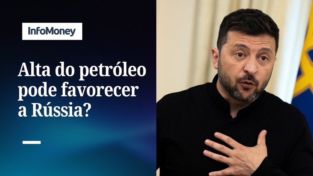 Zelensky afirma que aumento dos preços do petróleo beneficiará a Rússia | InfoMoney News