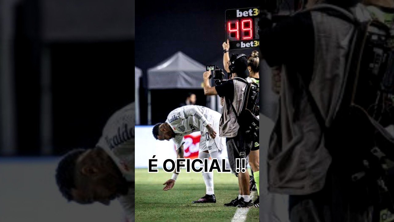 🚨 Neymar RENOVA com o Santos até 2025! Salário milionário e dívida de R$ 85 mi quitada! #neymar #fut