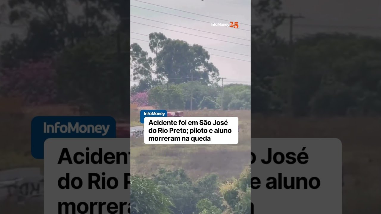 Avião cai no interior de SP; duas pessoas morreram