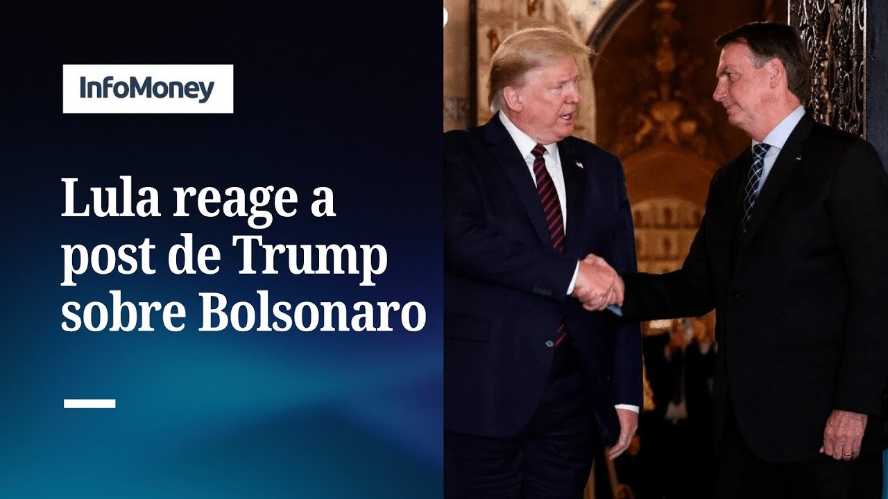 “Brasil não aceita interferência externa”, diz Lula após Trump defender Bolsonaro | InfoMoney News