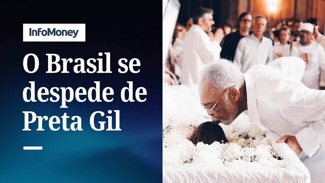 Com beijo de Gil, amigos, família e fãs se despedem de Preta nesta sexta (25) | InfoMoney News
