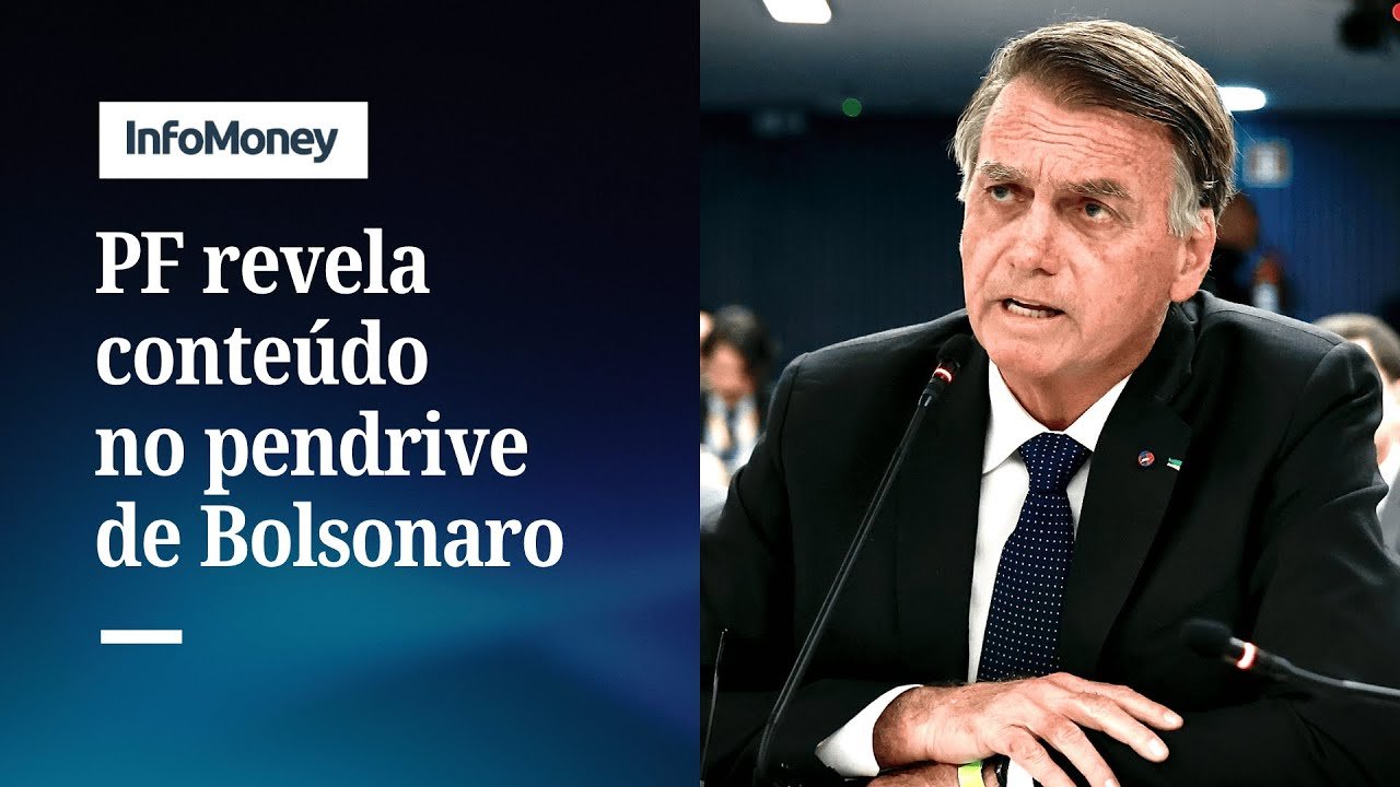 “Conteúdo irrelevante”, diz perícia sobre pendrive de Bolsonaro apreendido pela PF | InfoMoney News