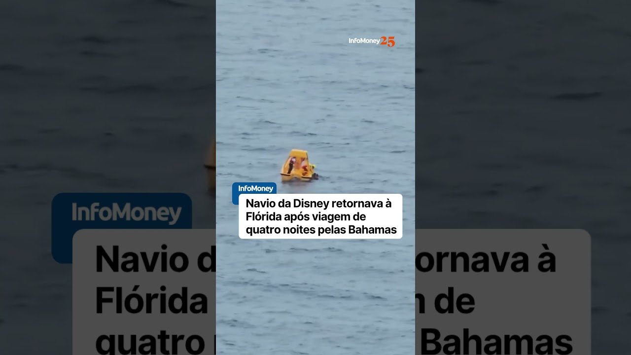 Criança cai de cruzeiro da Disney e pai pula no mar para salvá-la