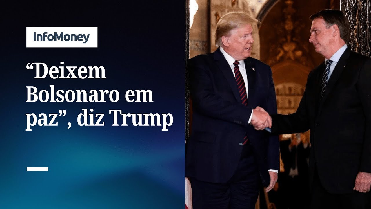 “Deixem Bolsonaro em paz”, pede Trump, reforçando que aliado é perseguido | InfoMoney News