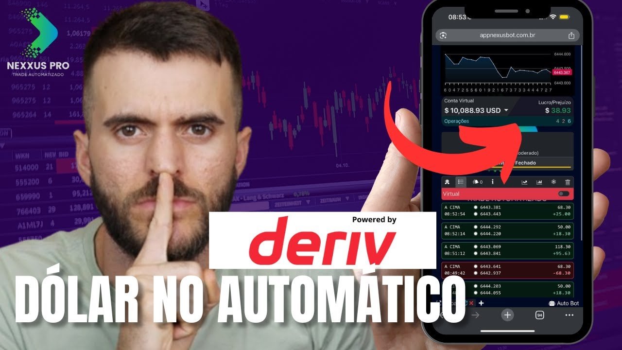 DERIV: ROBÔ ARIZON AMASSANDO HOJE (LUCRO DE 108) DÓLARES