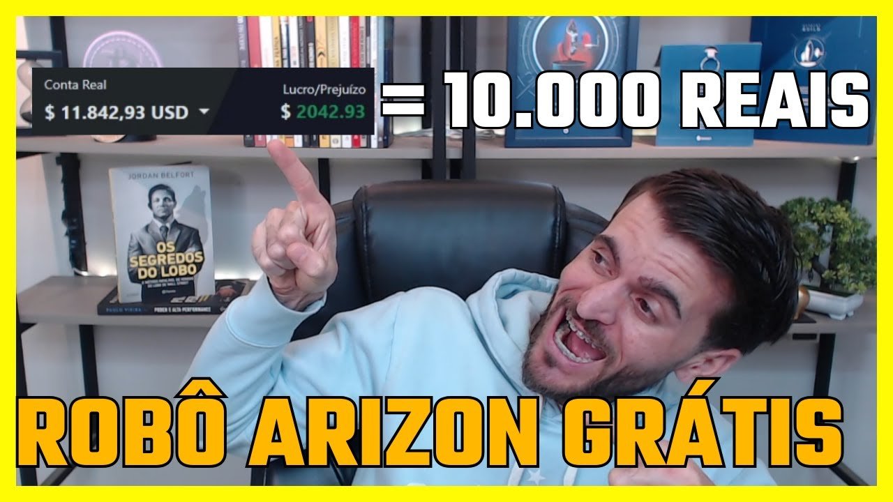 DERIV: ROBÔ ARIZON ME FEZ LUCRAR MAIS DE 2 MIL DÓLARES