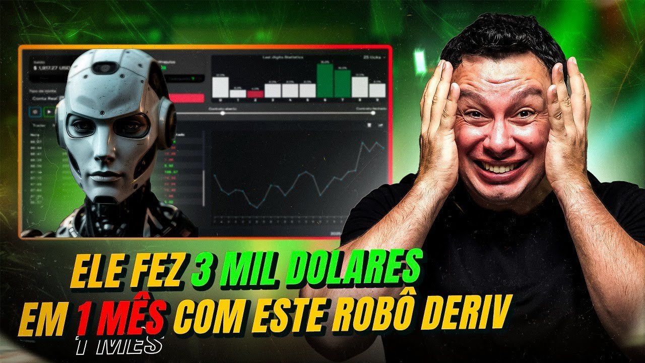 (GRÁTIS) Descubra Qual Robo Trader ele Usou para Fazer 3.000 Dólares na DERIV!