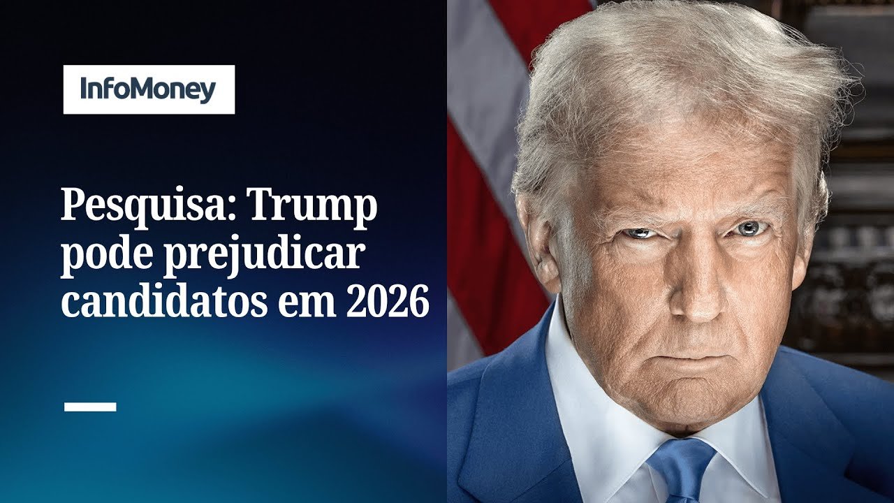 Ipespe: Maioria acha que Trump vai atrapalhar candidato vinculado a ele em 2026 | InfoMoney News